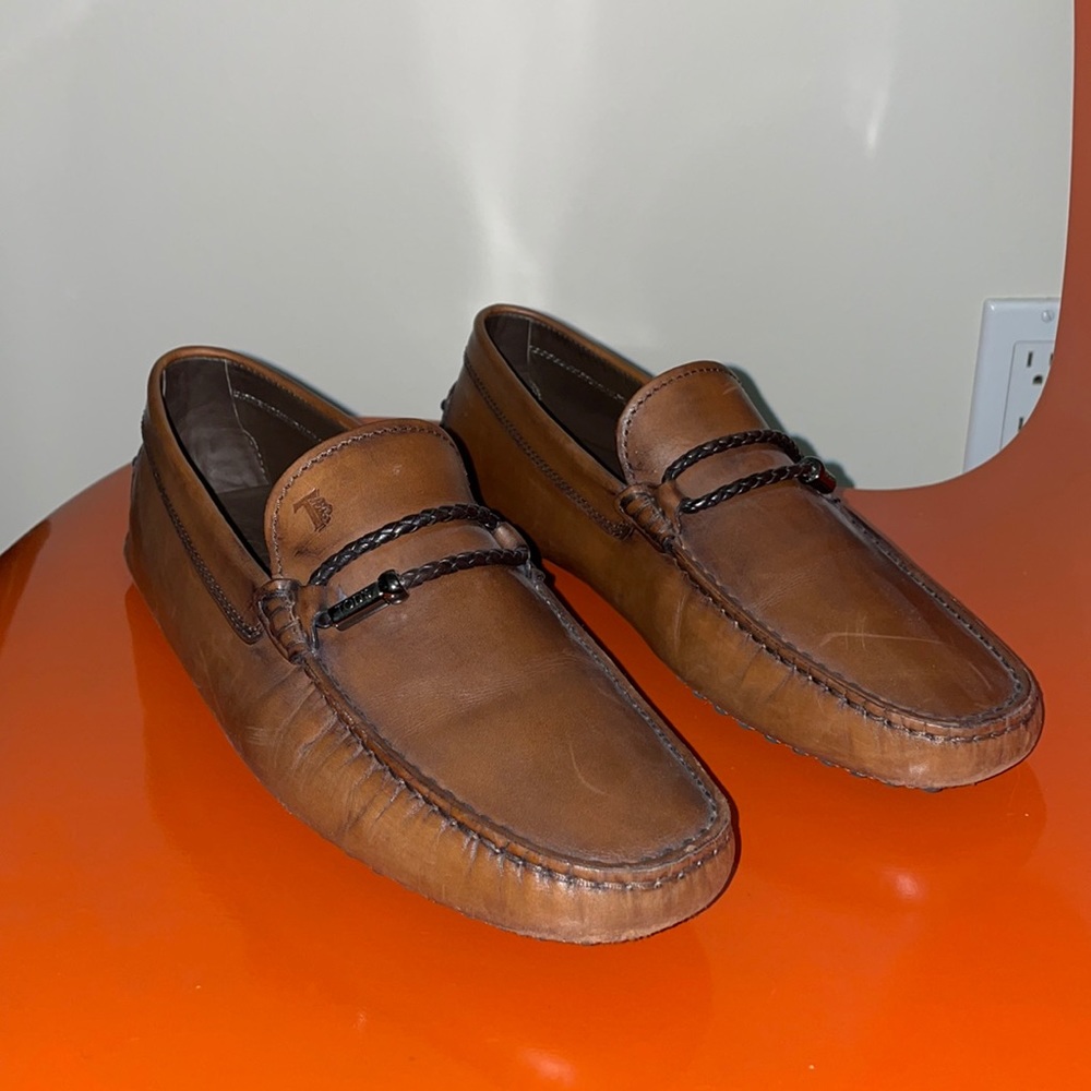 Tod’s Men’s Loafers in Brown, size 7US (6UK)